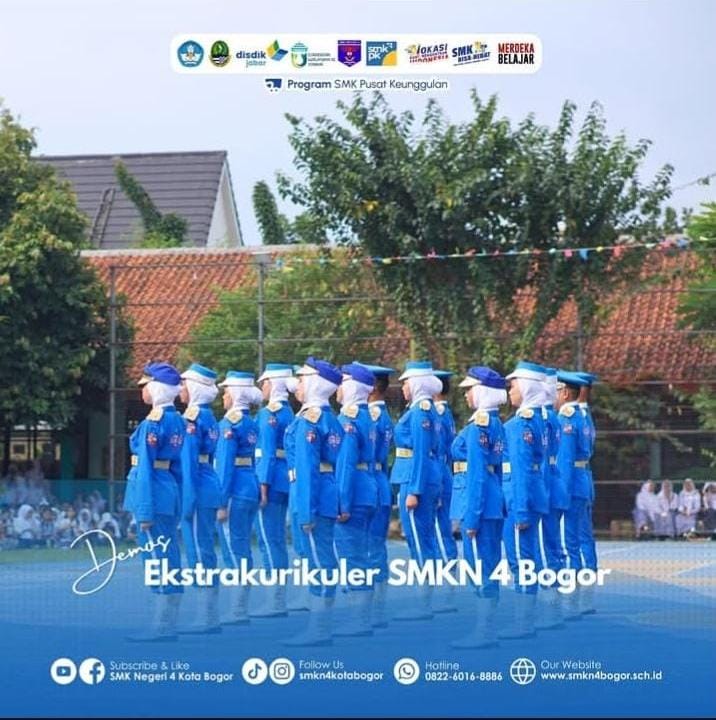 SMKN 4 Kota Bogor Gelar Demos Ekstrakulikuler Tahun Ajaran Baru